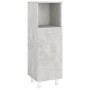 Armario de baño madera contrachapada gris 30x30x95 cm de vidaXL, Muebles de baño - Ref: Foro24-802619, Precio: 51,68 €, Descu...