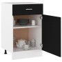 Armario inferior cajón cocina madera ingeniería negro de vidaXL, Armarios de cocina - Ref: Foro24-801221, Precio: 77,03 €, De...