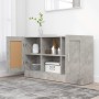 Betongraues Sperrholz-Sideboard 120x30,5x70 cm von vidaXL, Sideboards - Ref: Foro24-802781, Preis: 88,97 €, Rabatt: %