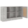 Aparador de madera contrachapada gris hormigón 120x30,5x70 cm de vidaXL, Aparadores - Ref: Foro24-802781, Precio: 88,00 €, De...