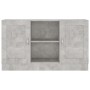 Aparador de madera contrachapada gris hormigón 120x30,5x70 cm de vidaXL, Aparadores - Ref: Foro24-802781, Precio: 88,97 €, De...