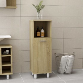 Armario de baño madera contrachapada color roble 30x30x95 cm de vidaXL, Muebles de baño - Ref: Foro24-802618, Precio: 57,63 €...