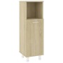 Armario de baño madera contrachapada color roble 30x30x95 cm de vidaXL, Muebles de baño - Ref: Foro24-802618, Precio: 58,71 €...