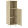 Armario de baño madera contrachapada color roble 30x30x95 cm de vidaXL, Muebles de baño - Ref: Foro24-802618, Precio: 58,71 €...