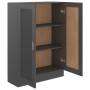 Bücherschrank aus glänzend grauem Sperrholz, 82,5 x 30,5 x 115 cm von vidaXL, Bücherregale und Regale - Ref: Foro24-802722, P...