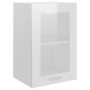 Glossy white engineering glass hanging cabinet 40x31x60cm by vidaXL, Kitchen cabinets - Ref: Foro24-802510, Price: 52,50 €, D...