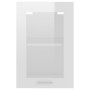 Glossy white engineering glass hanging cabinet 40x31x60cm by vidaXL, Kitchen cabinets - Ref: Foro24-802510, Price: 52,50 €, D...