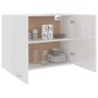 Glossy white engineered wood hanging kitchen cabinet by vidaXL, Kitchen cabinets - Ref: Foro24-801281, Price: 103,06 €, Disco...