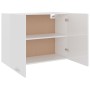 Armario colgante cocina madera ingeniería blanco brillo de vidaXL, Armarios de cocina - Ref: Foro24-801281, Precio: 103,06 €,...