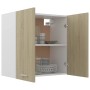 Küchenhängeschrank aus Eichenholz 60x31x60 cm von vidaXL, Küchenschränke - Ref: Foro24-801271, Preis: 72,53 €, Rabatt: %