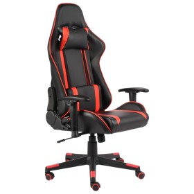 Drehbarer Gaming-Stuhl aus rotem PVC von vidaXL, Gaming-Stühle - Ref: Foro24-20481, Preis: 163,64 €, Rabatt: %