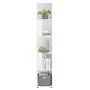 FMD Corner shelf with 10 side compartments white by FMD, Bookcases and shelves - Ref: Foro24-433865, Price: 176,07 €, Discoun...