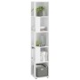 FMD Corner shelf with 10 side compartments white by FMD, Bookcases and shelves - Ref: Foro24-433865, Price: 176,07 €, Discoun...