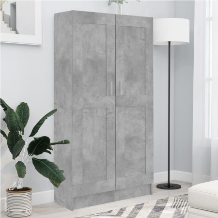 Concrete gray plywood book cabinet 82.5x30.5x150cm by vidaXL, Bookcases and shelves - Ref: Foro24-802727, Price: 132,20 €, Di...