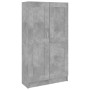 Concrete gray plywood book cabinet 82.5x30.5x150cm by vidaXL, Bookcases and shelves - Ref: Foro24-802727, Price: 132,20 €, Di...