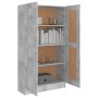 Bücherschrank aus betongrauem Sperrholz, 82,5 x 30,5 x 150 cm von vidaXL, Bücherregale und Regale - Ref: Foro24-802727, Preis...