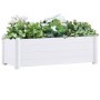 Arriate elevado de jardín PP blanco 100x43x35 cm de vidaXL, Maceteros y jardineras - Ref: Foro24-313975, Precio: 85,80 €, Des...