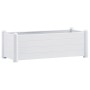 Arriate elevado de jardín PP blanco 100x43x35 cm de vidaXL, Maceteros y jardineras - Ref: Foro24-313975, Precio: 85,80 €, Des...