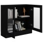 Black plywood display case 82.5x30.5x80 cm by vidaXL, Bookcases and shelves - Ref: Foro24-802742, Price: 80,17 €, Discount: %