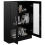 Vitrine aus glänzend schwarzem Sperrholz, 82,5 x 30,5 x 115 cm von vidaXL, Bücherregale und Regale - Ref: Foro24-802757, Prei...