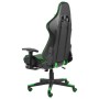 Swivel gaming chair with green PVC footrest by vidaXL, Gaming chairs - Ref: Foro24-20486, Price: 169,90 €, Discount: %