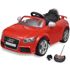 Red toy car with remote control, Audi TT RS model by vidaXL, electric toy vehicles - Ref: Foro24-10086, Price: 255,99 €, Disc...