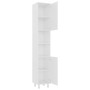 White plywood bathroom cabinet 30x30x179 cm by vidaXL, Bathroom furniture - Ref: Foro24-802624, Price: 73,58 €, Discount: %