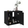 Armario de baño madera contrachapada negro 60x32x53,5 cm de vidaXL, Muebles de baño - Ref: Foro24-802634, Precio: 56,39 €, De...