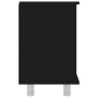 Armario de baño madera contrachapada negro 60x32x53,5 cm de vidaXL, Muebles de baño - Ref: Foro24-802634, Precio: 56,39 €, De...