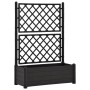 Planter with trellis PP anthracite gray 100x43x142 cm by vidaXL, Pots and planters - Ref: Foro24-313985, Price: 145,36 €, Dis...