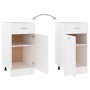 Armario bajo cajón cocina madera ingeniería blanca 40x46x81,5cm de vidaXL, Armarios de cocina - Ref: Foro24-801212, Precio: 6...