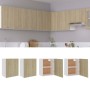 Hanging cabinets 2 units Sonoma oak plywood 50x31x60 cm by vidaXL, Kitchen cabinets - Ref: Foro24-805081, Price: 108,11 €, Di...