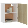 Hanging cabinets 2 units Sonoma oak plywood 50x31x60 cm by vidaXL, Kitchen cabinets - Ref: Foro24-805081, Price: 108,11 €, Di...