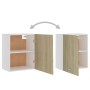 Hanging cabinets 2 units Sonoma oak plywood 50x31x60 cm by vidaXL, Kitchen cabinets - Ref: Foro24-805081, Price: 108,11 €, Di...