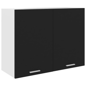 Black plywood hanging kitchen cabinet 80x31x60 cm by vidaXL, Kitchen cabinets - Ref: Foro24-801277, Price: 59,01 €, Discount: %