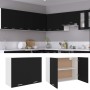 Armario colgante de cocina contrachapada negro 80x31x60 cm de vidaXL, Armarios de cocina - Ref: Foro24-801277, Precio: 59,01 ...