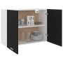 Armario colgante de cocina contrachapada negro 80x31x60 cm de vidaXL, Armarios de cocina - Ref: Foro24-801277, Precio: 59,01 ...