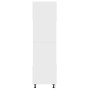 White plywood microwave cabinet 60x57x207 cm by vidaXL, Kitchen cabinets - Ref: Foro24-802546, Price: 241,18 €, Discount: %