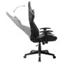 Black and gray synthetic leather gaming chair by vidaXL, Gaming chairs - Ref: Foro24-20506, Price: 194,17 €, Discount: %