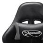 Silla de gaming de cuero sintético negro y gris de vidaXL, Sillones para videojuegos - Ref: Foro24-20506, Precio: 194,17 €, D...