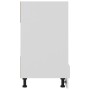 White engineered wood oven cabinet 60x46x81.5 cm by vidaXL, Kitchen cabinets - Ref: Foro24-802497, Price: 59,91 €, Discount: %