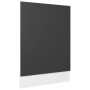 Gray plywood dishwasher panel 45x3x67 cm by vidaXL, Kitchen cabinets - Ref: Foro24-802556, Price: 22,99 €, Discount: %