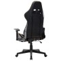 Silla de gaming con reposapiés cuero sintético negro y dorado de vidaXL, Sillones para videojuegos - Ref: Foro24-20512, Preci...