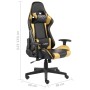 Golden PVC swivel gaming chair by vidaXL, Gaming chairs - Ref: Foro24-20492, Price: 150,99 €, Discount: %