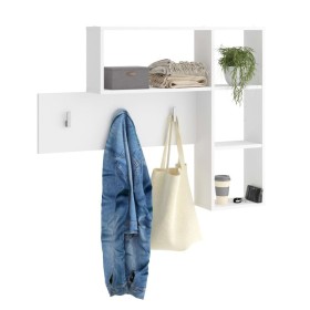 FMD Wall coat rack with 4 open compartments white by FMD, Hat and coat racks - Ref: Foro24-433867, Price: 139,65 €, Discount: %