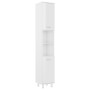 Bathroom cabinet in glossy white plywood, 30x30x179 cm. by vidaXL, Bathroom furniture - Ref: Foro24-802630, Price: 77,27 €, D...