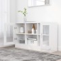 Vitrina de madera contrachapada blanco brillo 120x30,5x70 cm de vidaXL, Aparadores - Ref: Foro24-802792, Precio: 112,51 €, De...