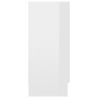 Plywood white gloss display case 120x30.5x70 cm by vidaXL, Sideboards - Ref: Foro24-802792, Price: 113,99 €, Discount: %