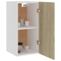 Hängender Küchenschrank aus eichenfarbenem Sperrholz, 29,5 x 31 x 60 cm von vidaXL, Küchenschränke - Ref: Foro24-801247, Prei...