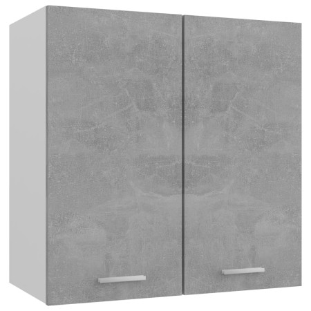 Concrete gray plywood hanging cabinet 60x31x60 cm by vidaXL, Kitchen cabinets - Ref: Foro24-801272, Price: 61,92 €, Discount: %